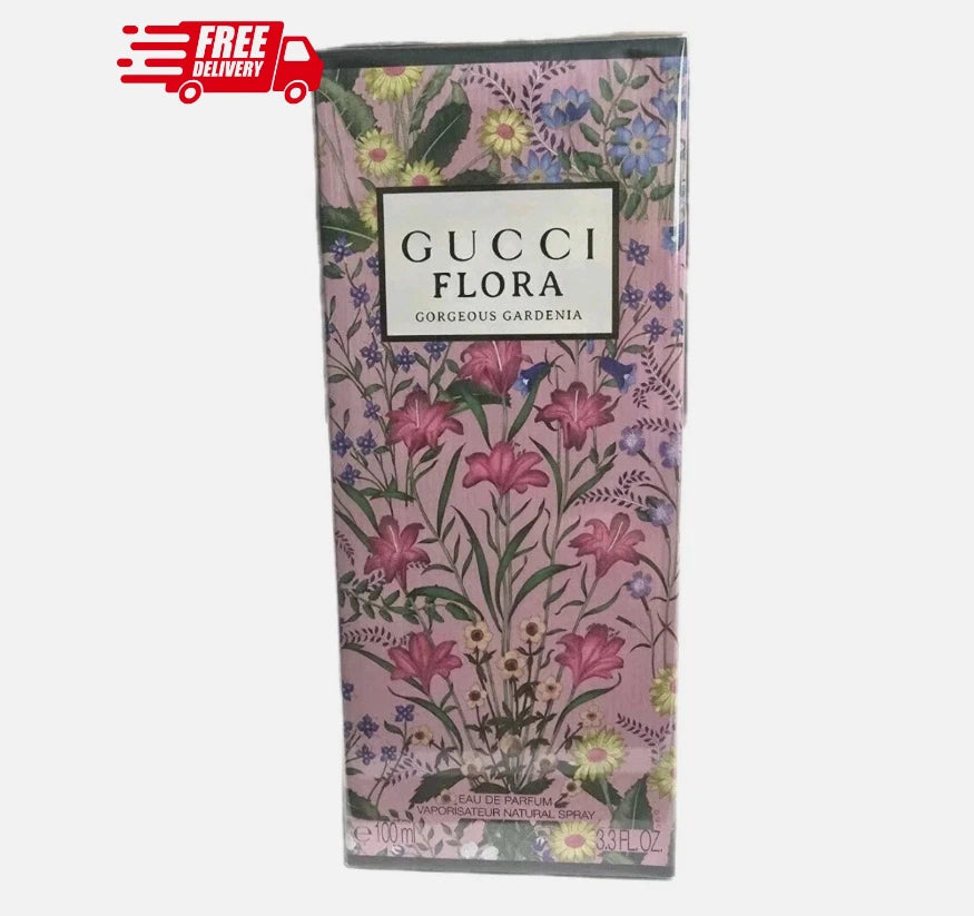 Gucci Flora Gorgeous Gardenia 3.3 oz EDP Perfume for Women | New in Box