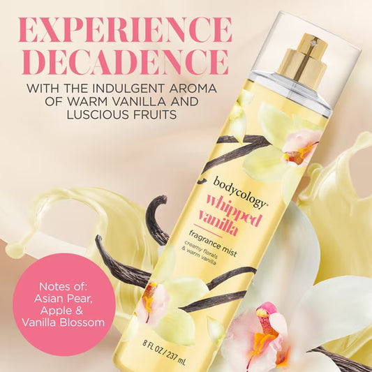 Bodycology Fragrance Body Mist – Whipped Vanilla, 8 fl oz