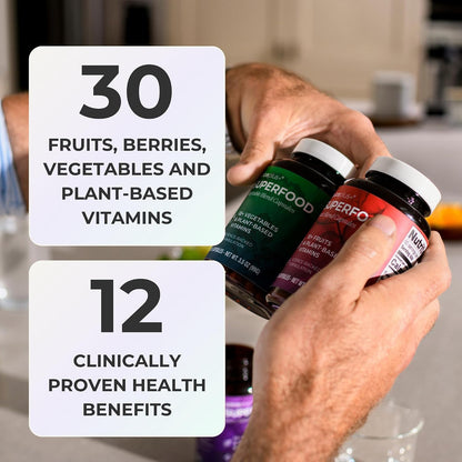 Juice Plus+ Fruit & Vegetable Blend, 2 Bottles (60+60 Servings)