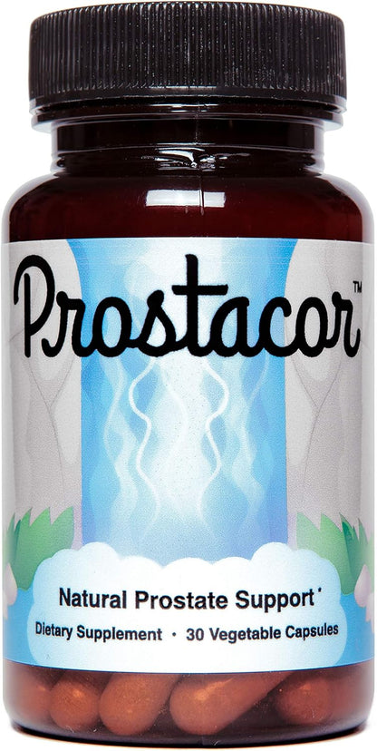 Prostacor Natural Prostate Support Supplement for Men, Vegan, Gluten-Free