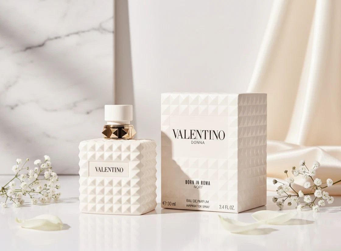 BORN IN ROMA IVORY EAU DE PARFUM VALENTINO DONNA SPRAY WOMEN 3.4oz / 100 ml NEW