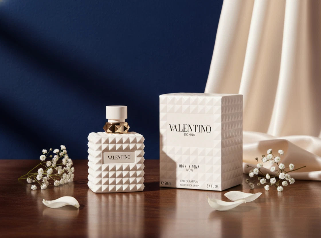 BORN IN ROMA IVORY EAU DE PARFUM VALENTINO DONNA SPRAY WOMEN 3.4oz / 100 ml NEW
