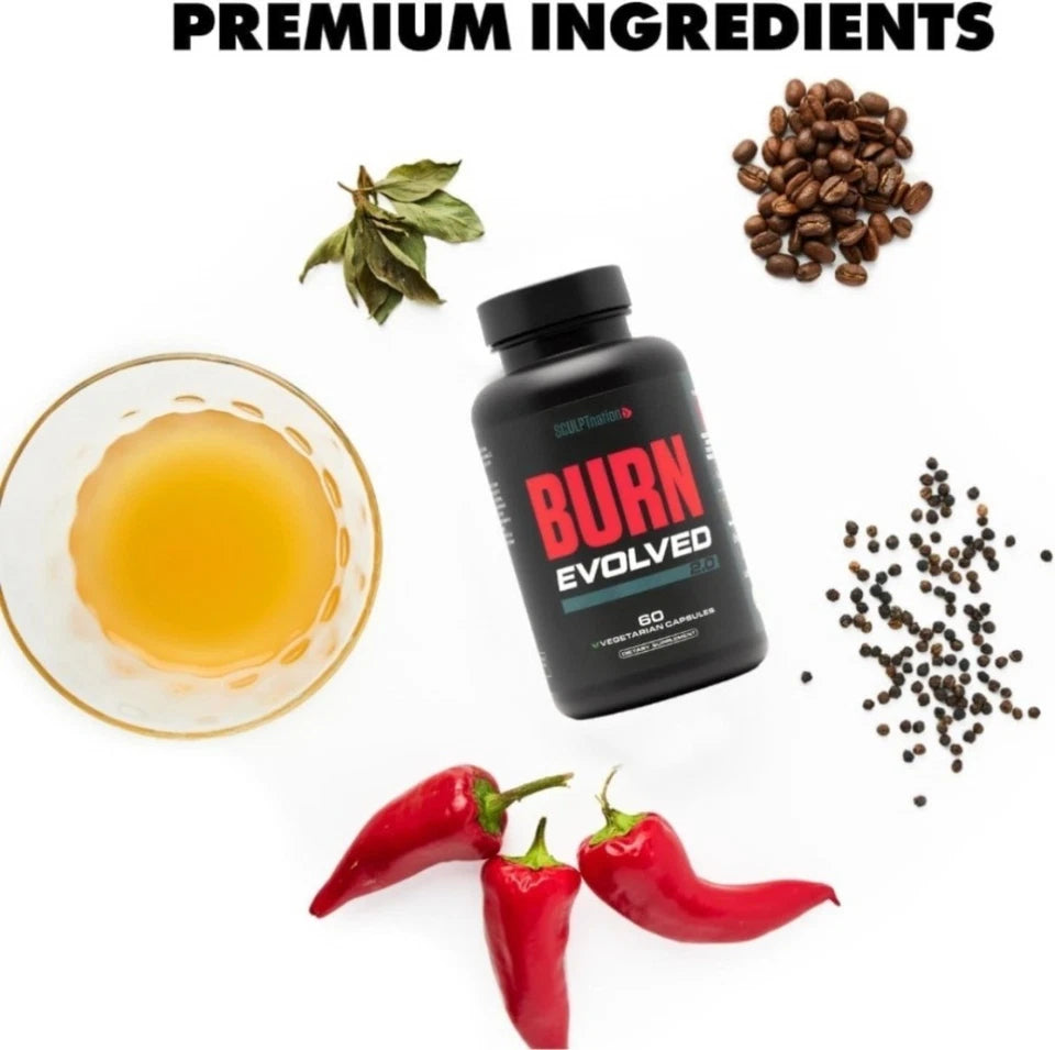 lot of 3 Sculptnation BURN EVOLVED 2.0 Fat Loss Supplement , 180 Capsules